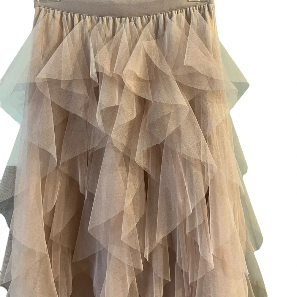 Unbranded • Mauve Tulle Skirt - Picture 3 of 4